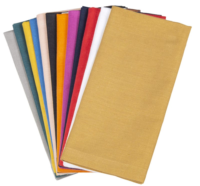 Fingercraft Multicolor Cloth Napkins - Set of 12 Pure Cotton Everyday Lunch Dinner Napkin - Holiday Birthday Party Gift - Soft Washable Absorbent Reusable Napkin Christmas Cloth Napkins Multi Pack - Image 2